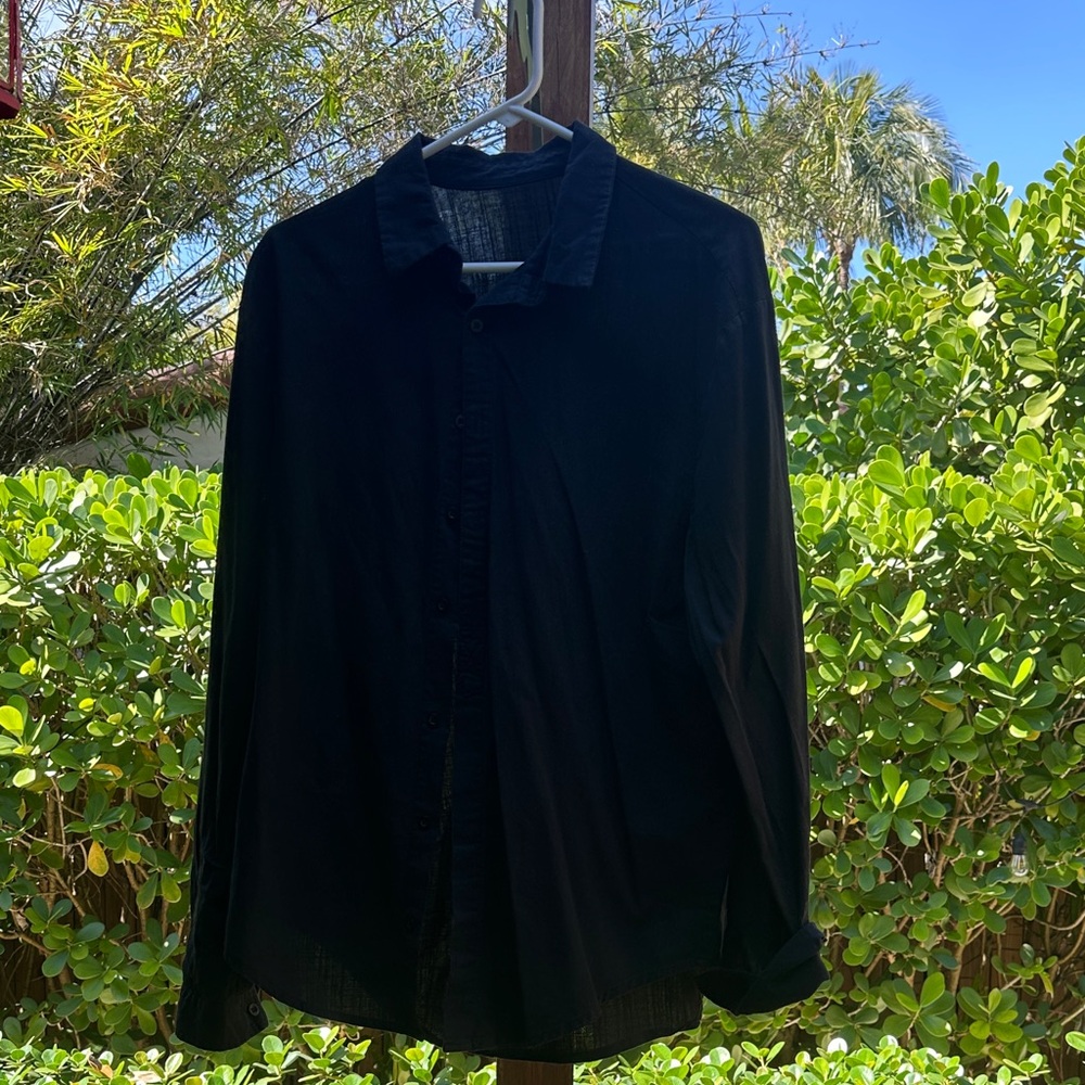 Black Button-Up Shirt